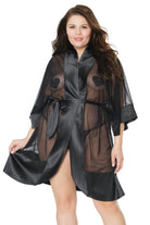 Coquette 20310 Sheer Kimono Style Robe