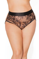 Coquette 22518  Lace Panty With Chain Detail