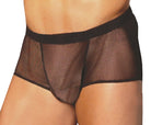 Elegant Moments Men's Fishnet Boxer EM243