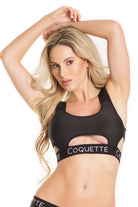 Coquette 7211 Microfiber Bralette With Cut Outs