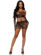 Leg Avenue  2 Pc Strappy Lace Tube Dress Set  86133