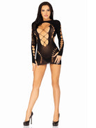 Leg Avenue 86142 Seamless Long Sleeve Mini Dress