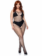 Leg Avenue  Crystalized Fishnet Tank Bodystocking  89232X