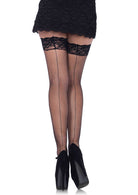 Leg Avenue  Plus Size Spandex Fishnet Thigh Hi Stockings  9035Q