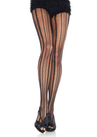 Leg Avenue  Vintage Pinstripe Net Pantyhose  9649