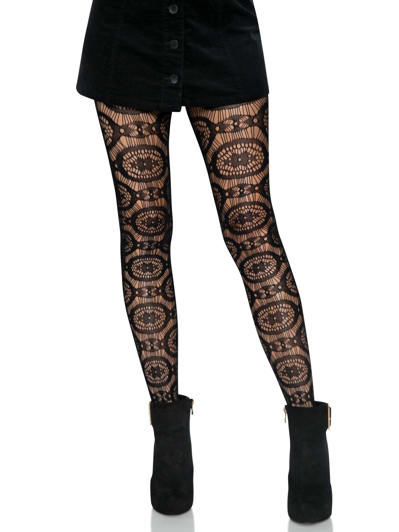 Leg Avenue  Boho Crochet Net Tights  9776