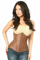 Daisy Faux Leather Underbust Corset