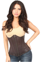 Daisy TD-178 Faux Leather Underbust Corset