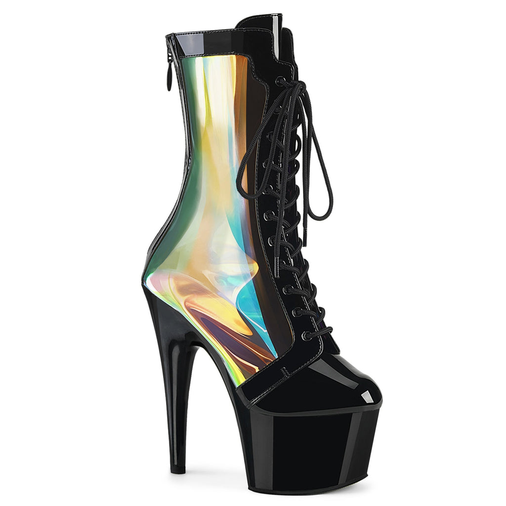 Pleaser Adore-1047 Holographic Ankle Boot