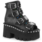 Demonia Ashes-70 Platform Bootie Sandal W/Buckles