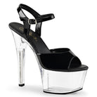 Pleaser Aspire-609 Vegan Friendly Ankle Strap Sandal