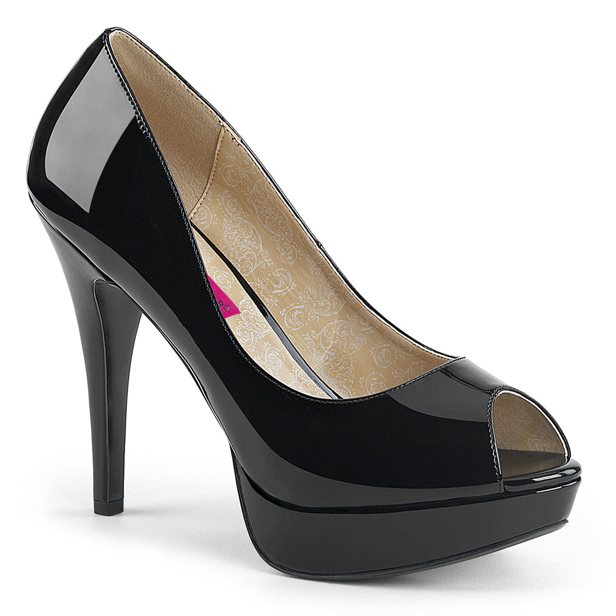 Pleaser Chloe-01 Peep Toe Pump