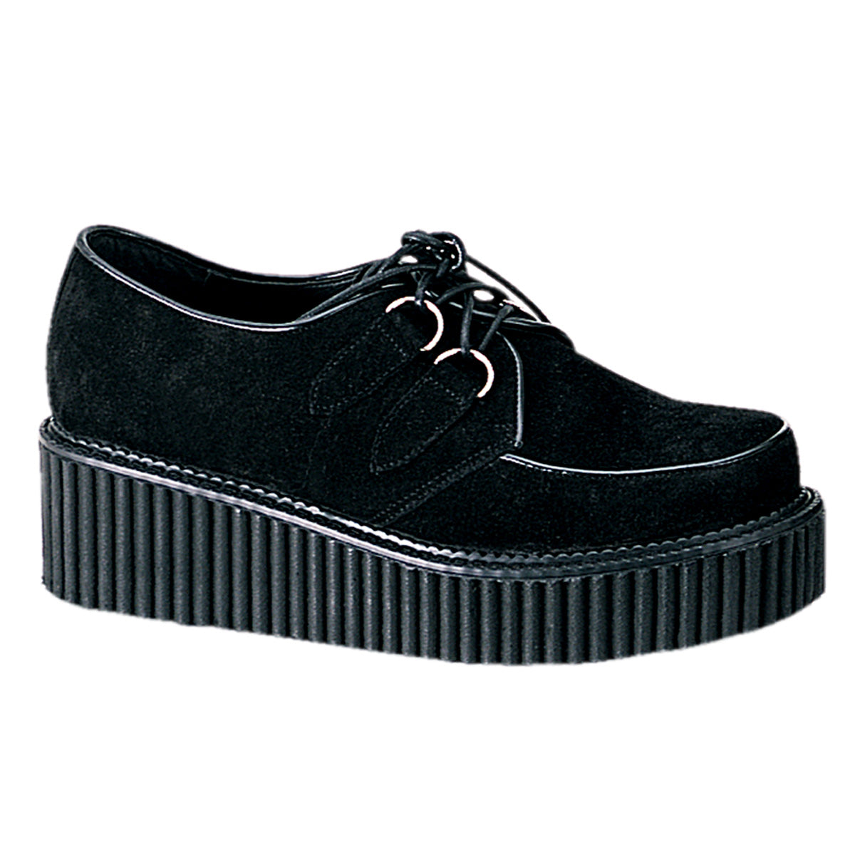 Demonia Creeper-101 Goth Punk Creeper Suede Shoe