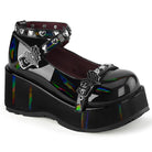 Demonia Cubby-25 Platform Wrap Around Ankle Strap