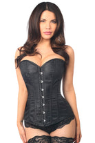 Daisy Black Brocade Corset LV-130