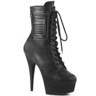 Pleaser Delight-1020PK Lace-Up Front Ankle Boot