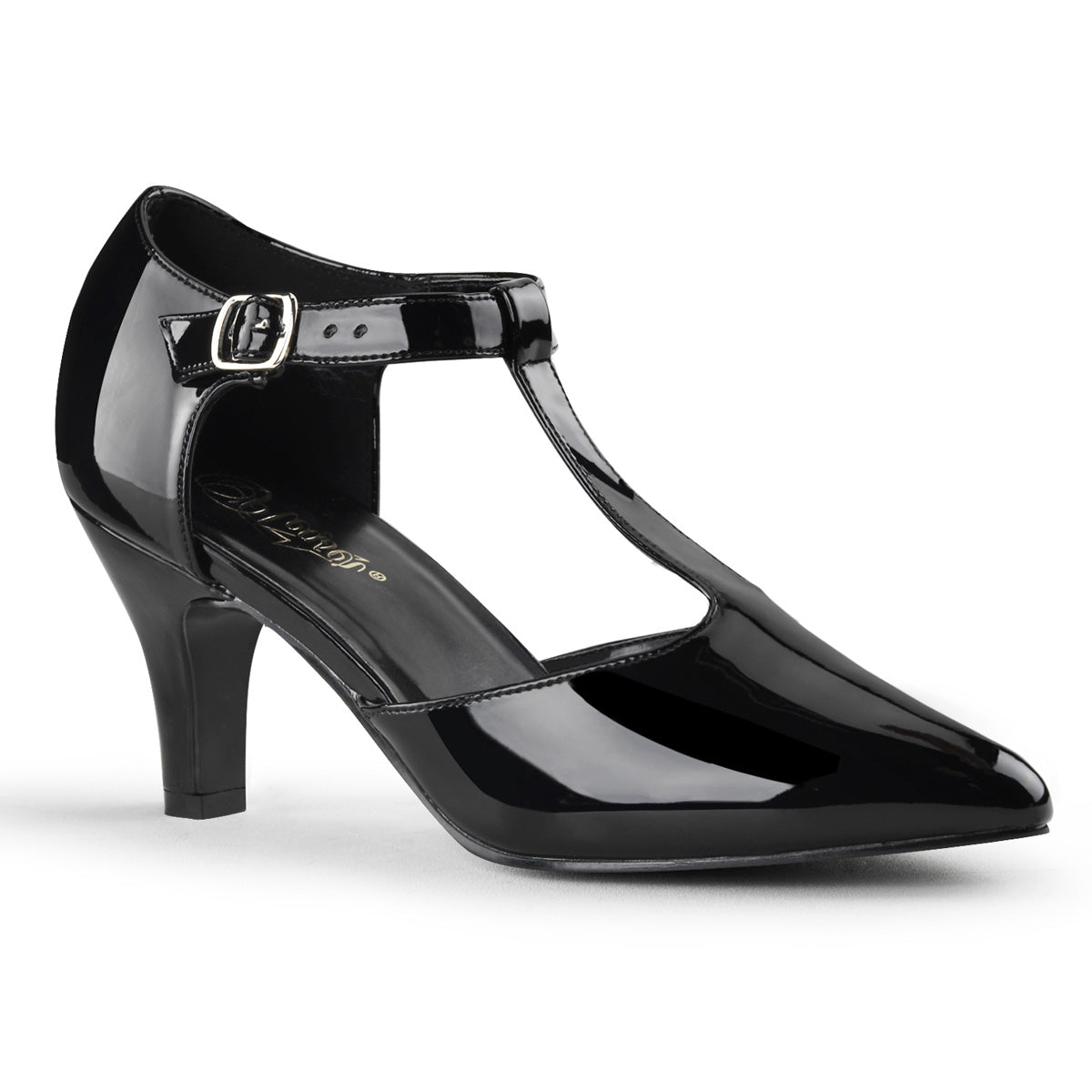 Pleaser Divine-415 T-Strap Pump