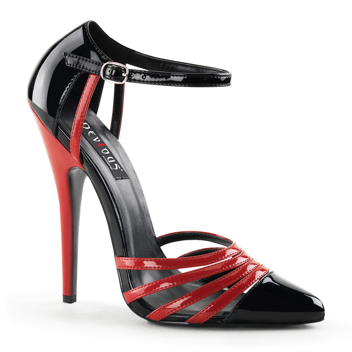 Pleaser Domina-412 D'Orsay Strappy Ankle Sandal