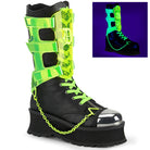 Demonia Gravedigger-255 Men's Lace-Up Mid Calf Boot