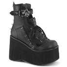 Demonia Kera-150 Skull Buckle Strap Ankle Boot