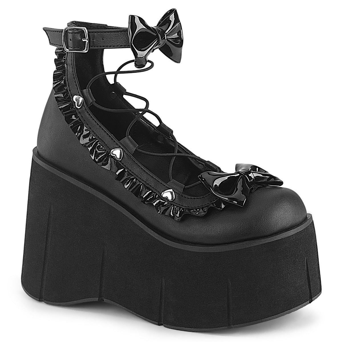 Demonia Kera-18 Wrap Around Ankle Strap Shoe