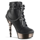 Demonia Muerto-1001 Lace Up Front Ankle Boot