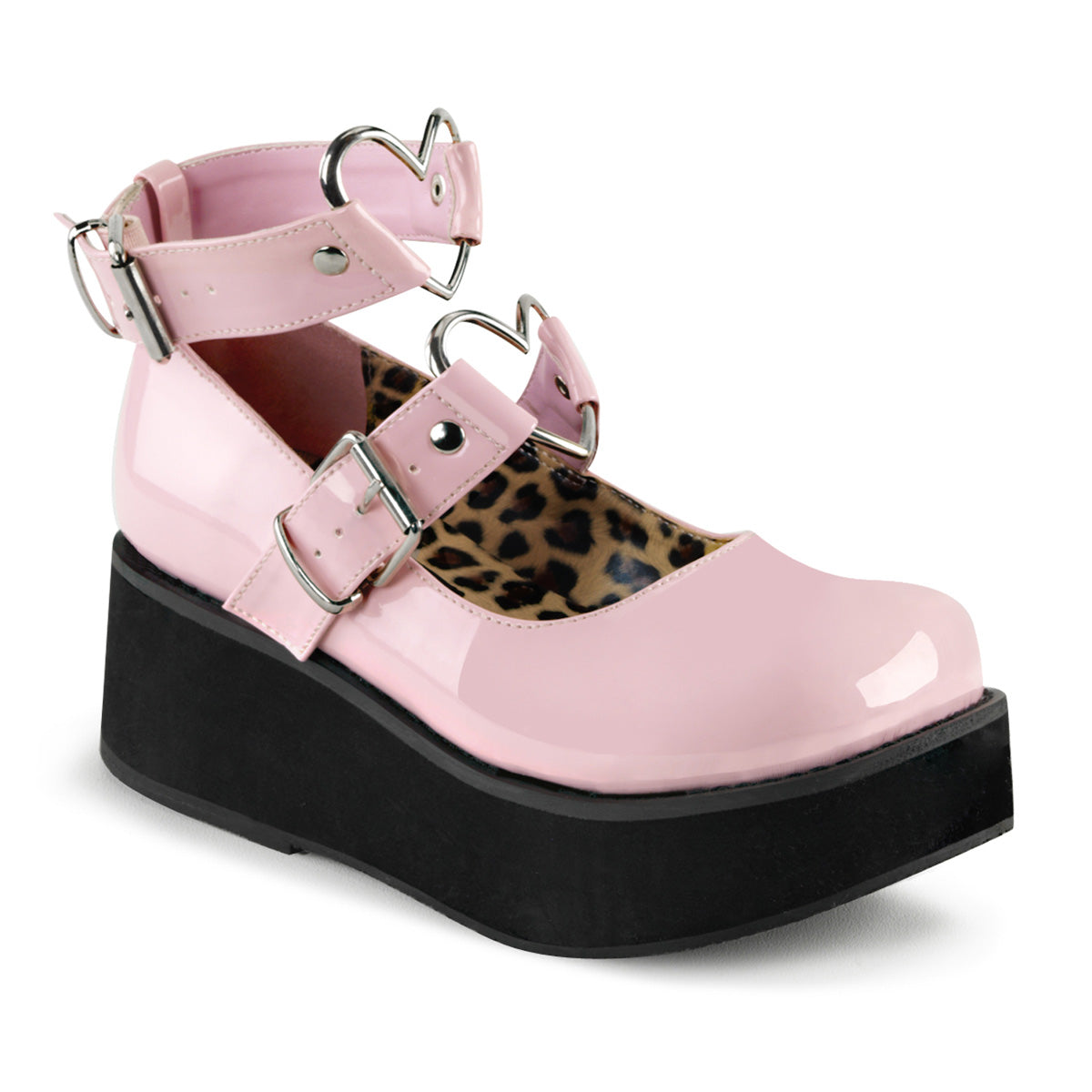 Demonia Sprite-02 MaryJane Wrap Around Ankle Strap Shoe