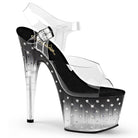 Pleaser Stardust-708T Platform Sandal W/RS