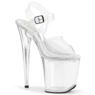 Pleaser Treasure-808FLA Platform Ankle Strap Sandal