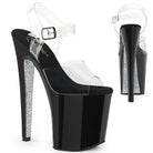 Pleaser Xtreme-808CRS Platform Ankle Strap Sandal